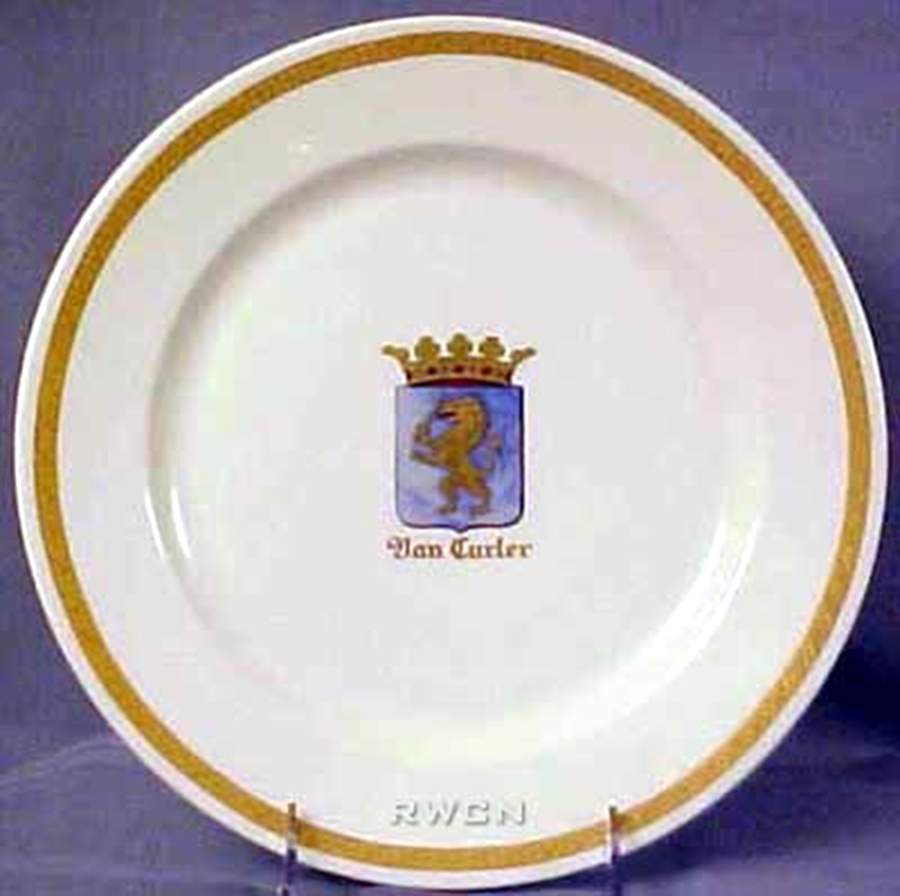Van Curler Hotel Dinner Plate by Syracuse-1