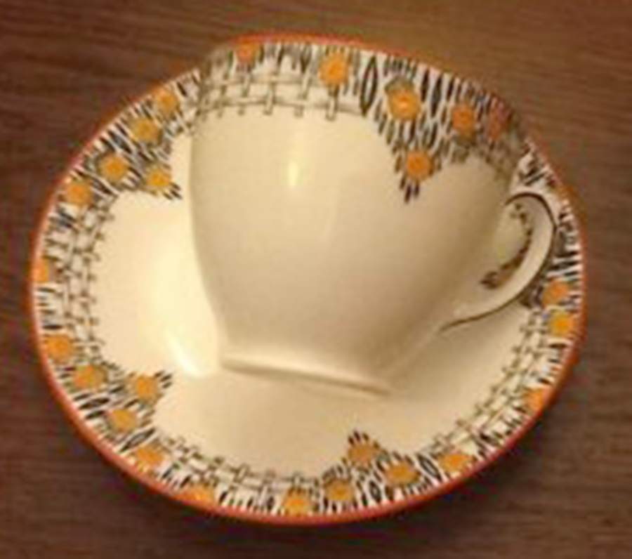 Pimpernel Flat Cup & Saucer Set by Salt & Nixon-1