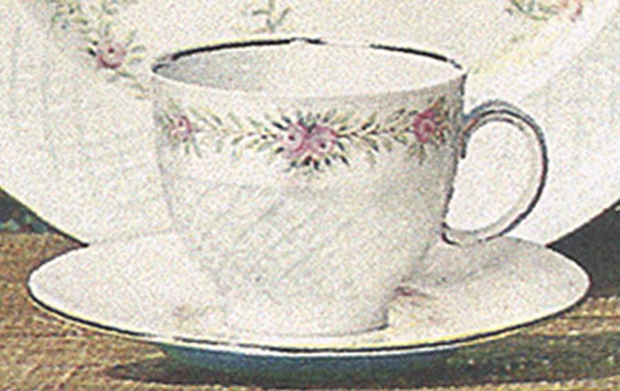 Maia Flat Cup & Saucer Set by Seltmann-1