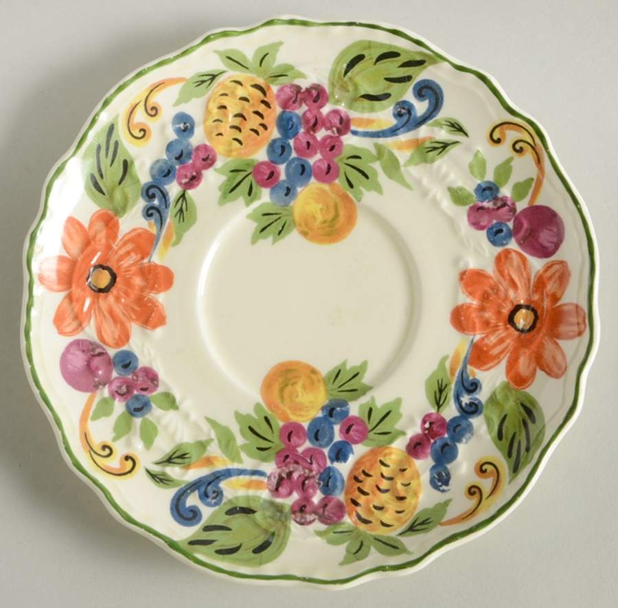 Harvest (Adam Antique) Saucer by Steubenville-1