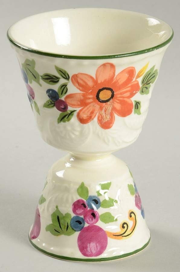 Harvest (Adam Antique) Double Egg Cup by Steubenville-1