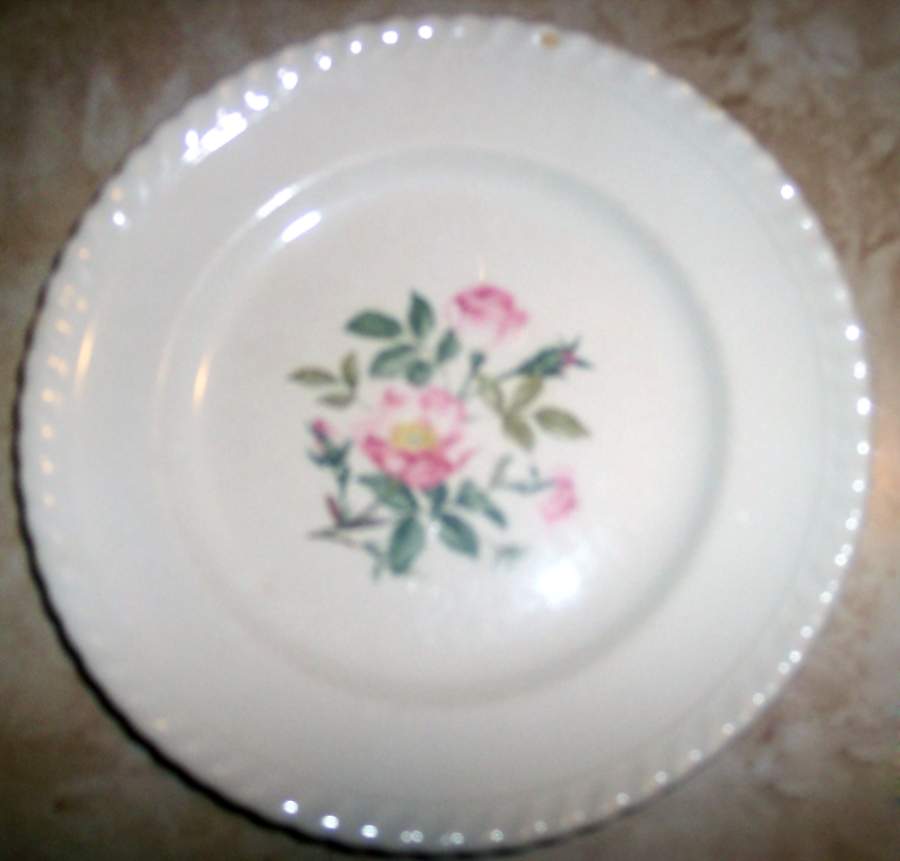 Wild Rose Salad Plate by Sovereign Potters-1