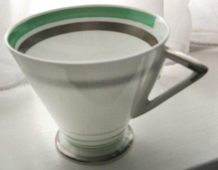 12133 Green Footed Cup by Shelley-1