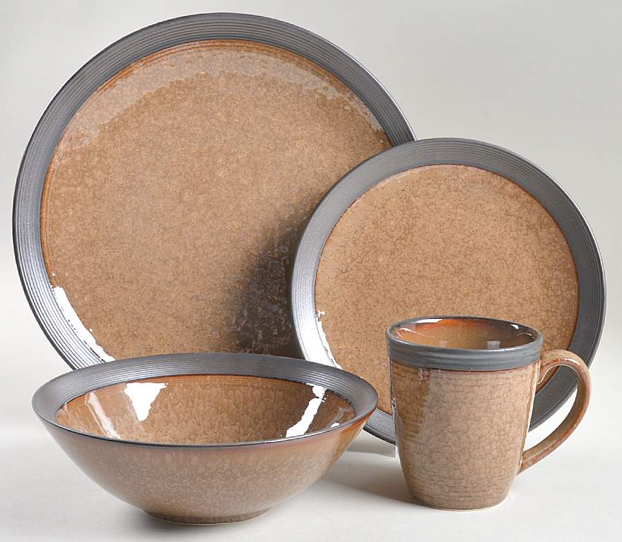 Omega Cocoa 4 Piece Place Setting by Sango-1
