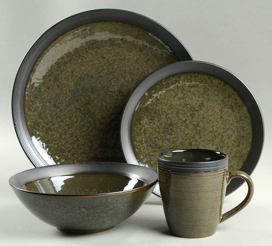 Omega Olive 4 Piece Place Setting by Sango-1