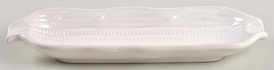 Sorrento All White (No Accents) Boiled Corn Holder by Signature-1