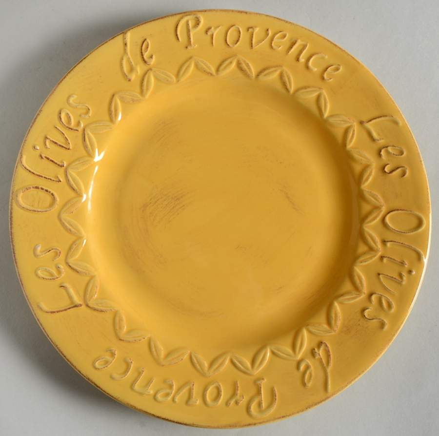 Les Olives Embossed Dinner Plate by Sakura-1