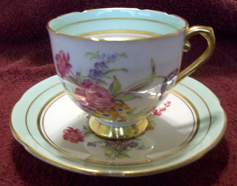271-10 Footed Cup & Saucer Set by Stanley China (ENG)-1
