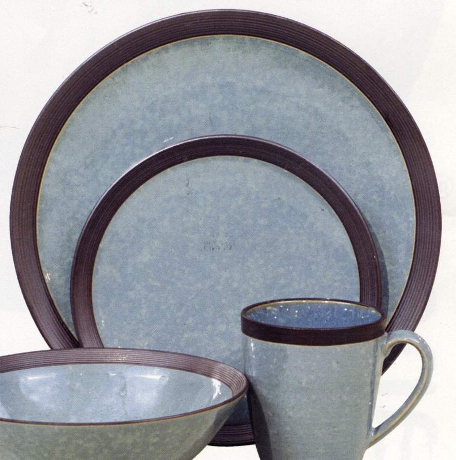 Omega Aqua Dinner Plate by Sango-1
