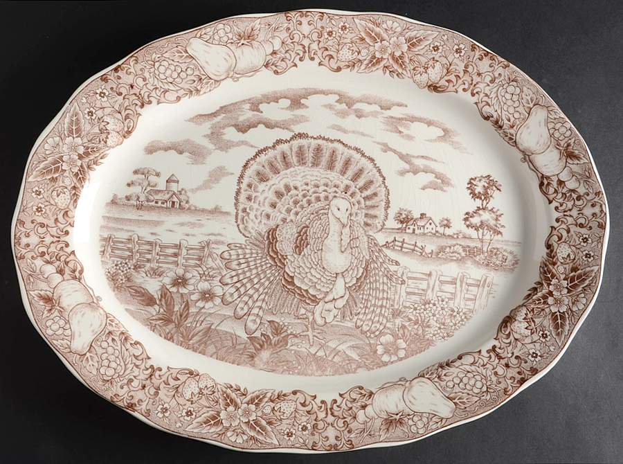 SNY3 18" Oval Serving Platter by Sanyei-1
