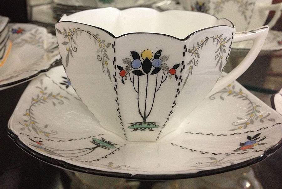 11565 Flat Cup & Saucer Set by Shelley-1