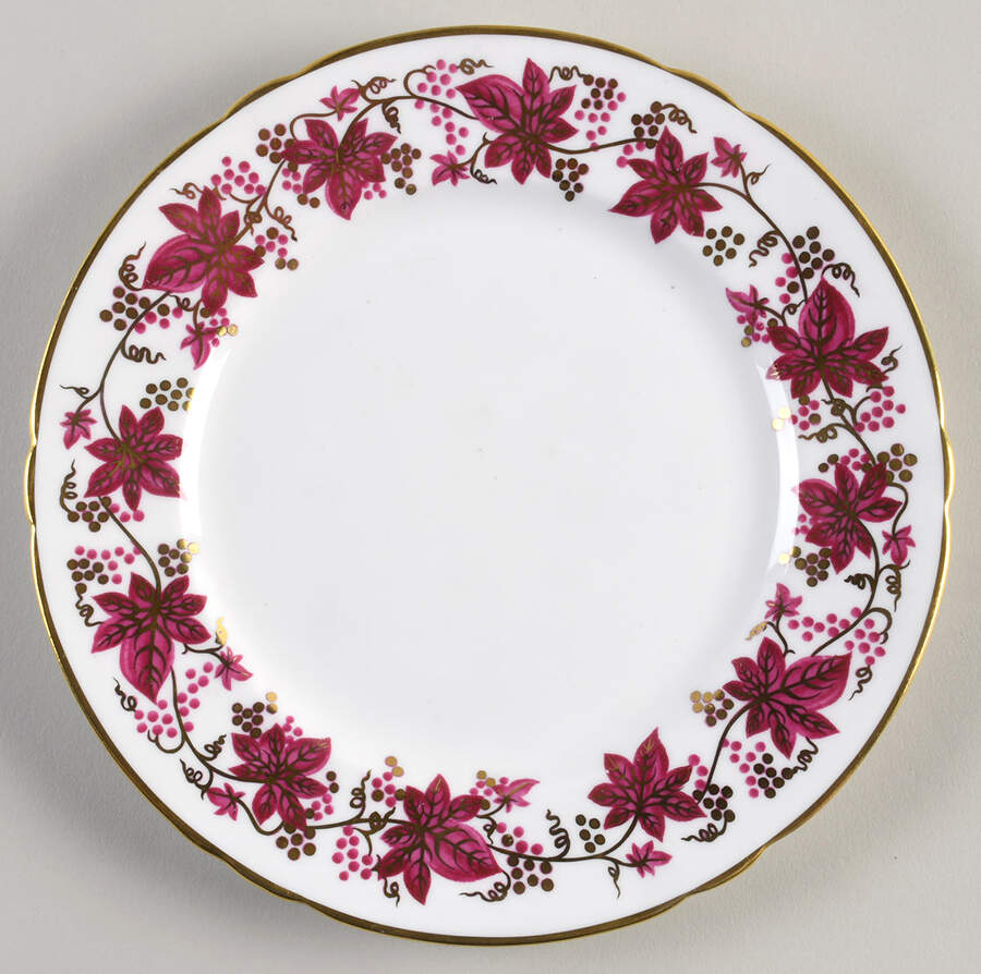 13616 Purple Salad Plate by Shelley-1
