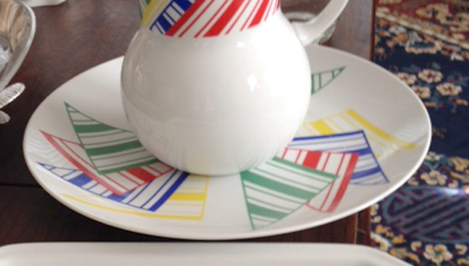 Fiesta Cake Plate by Shafford-1