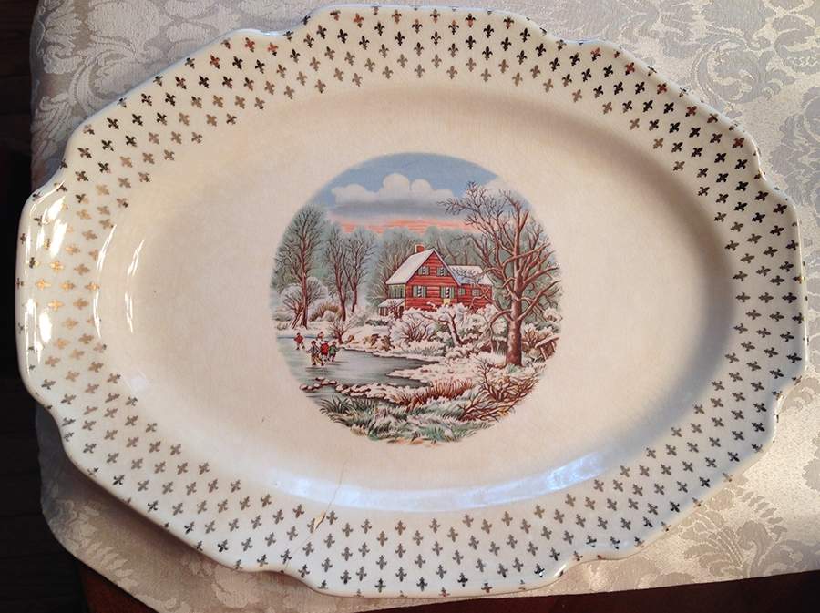 SAB118 12" Oval Serving Platter by Sabin-1