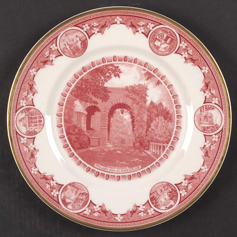 N C State Dinner Plate by Scammell-1