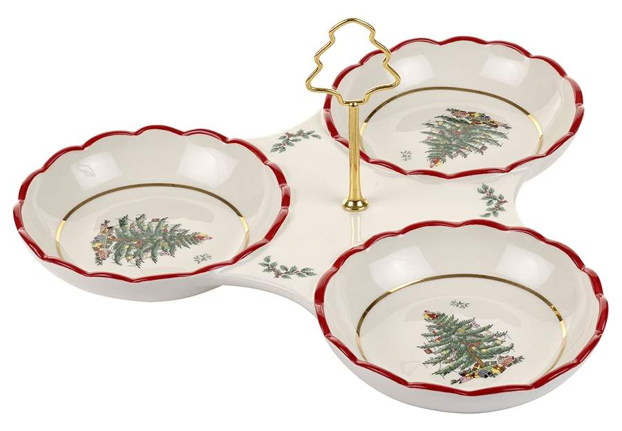 Christmas Tree 3 Section Server by Spode-1