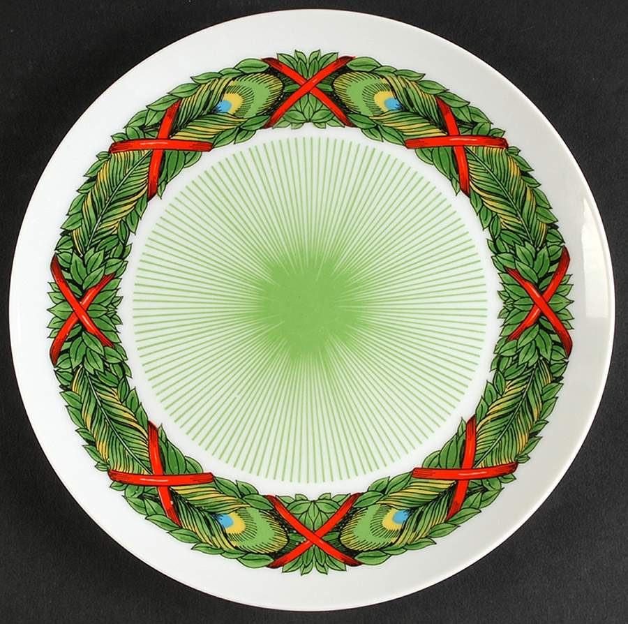 Noel Salad Plate by Shafford-1