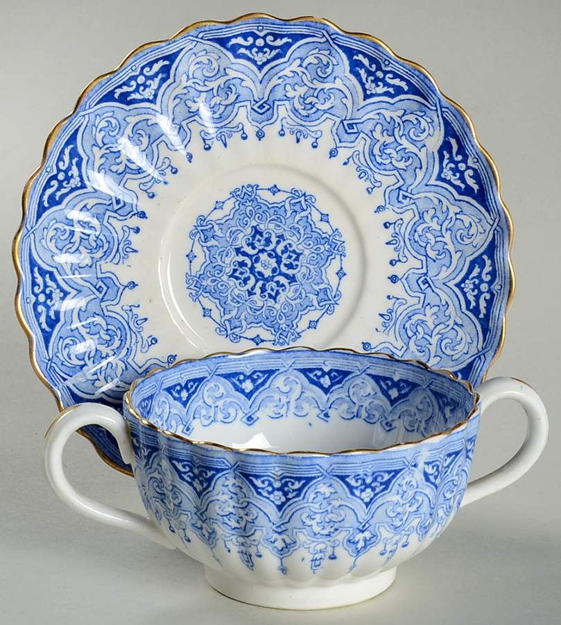 2994 Bouillon Cup & Saucer by Spode-1