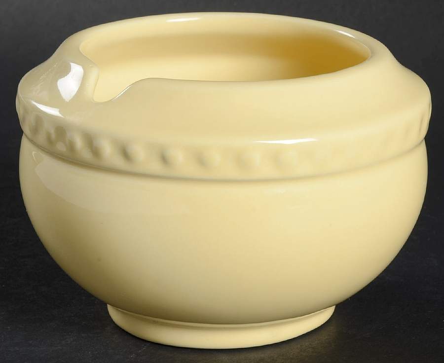 Hospitality Butter Yellow Sugar Bowl No Lid by Gail Pittman-1