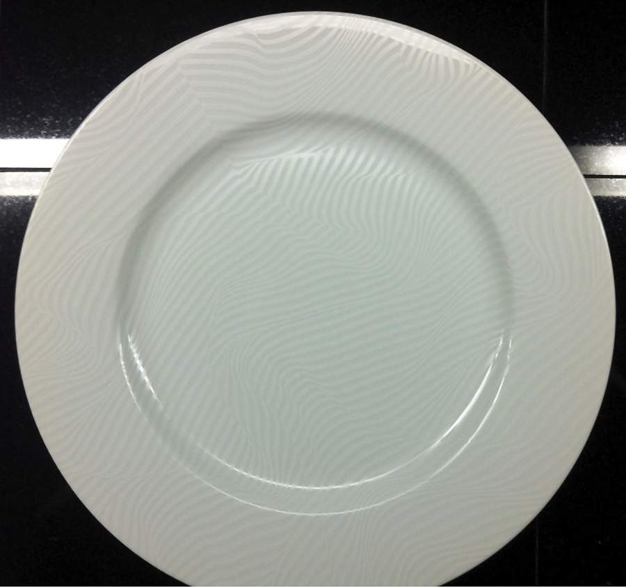 White Stripes Dinner Plate by Swid Powell-1