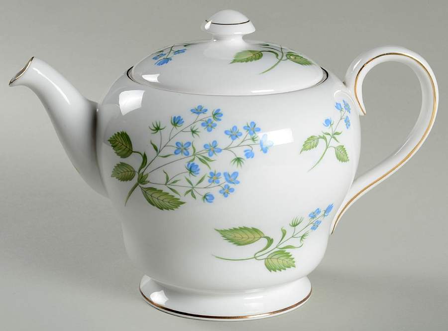 American Brooklime Teapot & Lid by Shelley-1