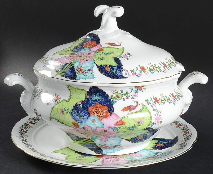 EDS62 Tureen & Lid w/Underplate by Email de Limoges-1