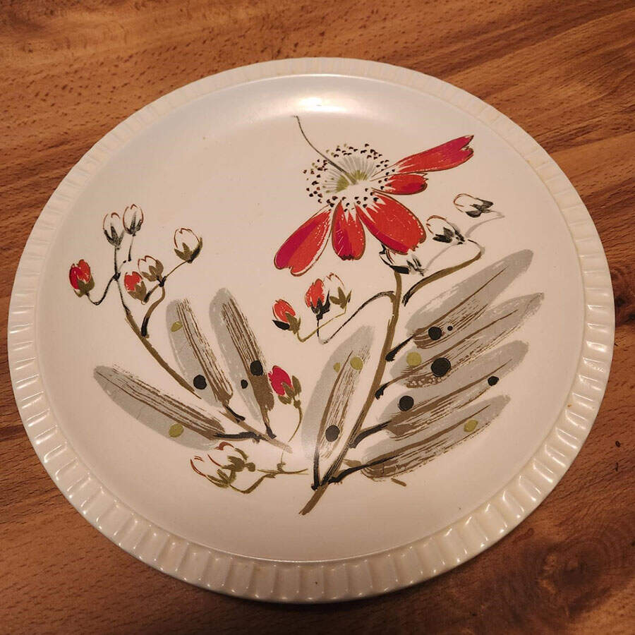 Moon Flower Dinner Plate by Salem-1