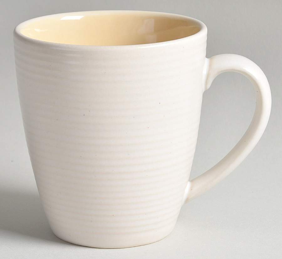 Riva Cream Mug by Sango-1