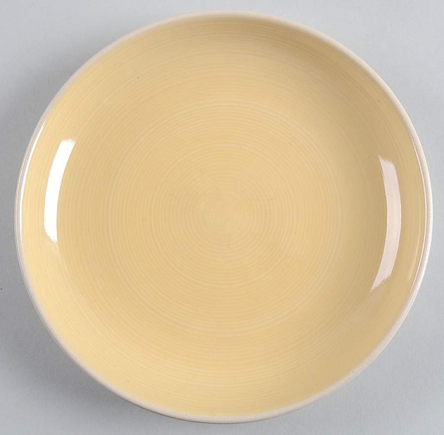 Riva Cream Salad Plate by Sango-1