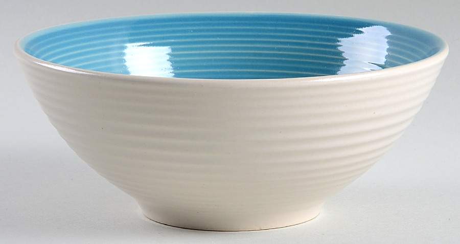 Riva Teal Soup/Cereal Bowl by Sango-1