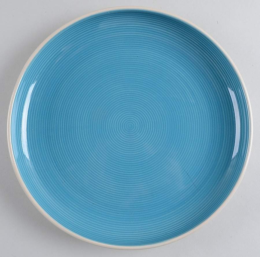 Riva Teal Dinner Plate by Sango-1