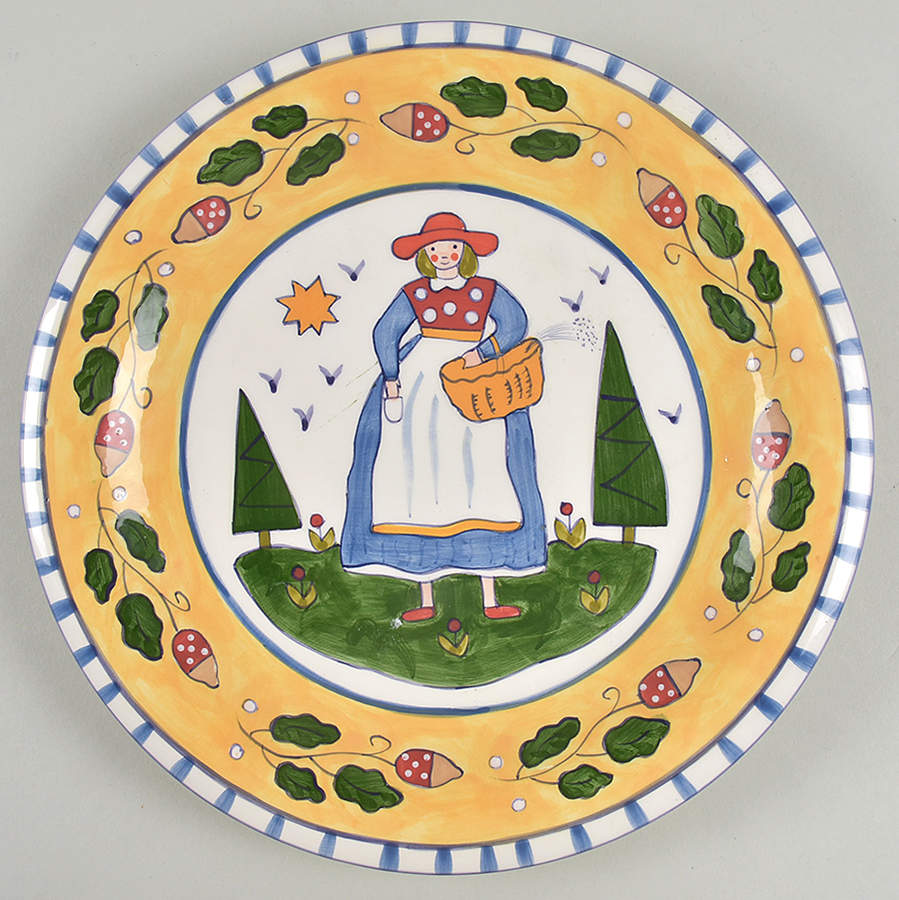 Sudi's Garden Dinner Plate by Sadek-1