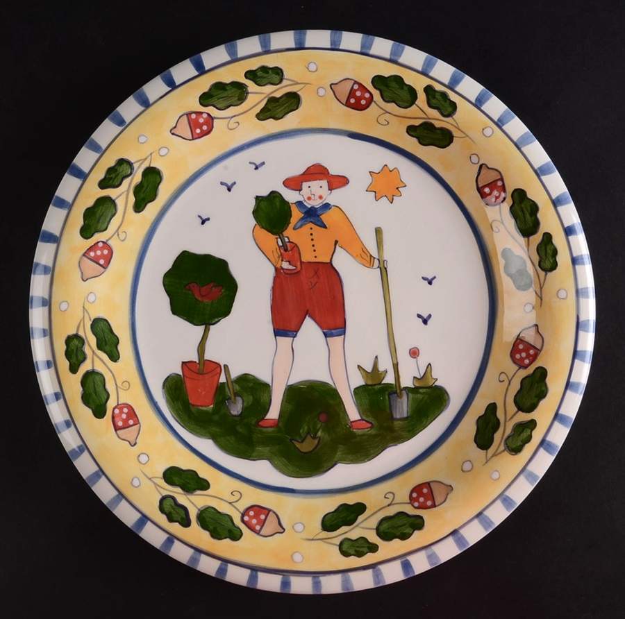 Sudi's Garden Dinner Plate by Sadek-1