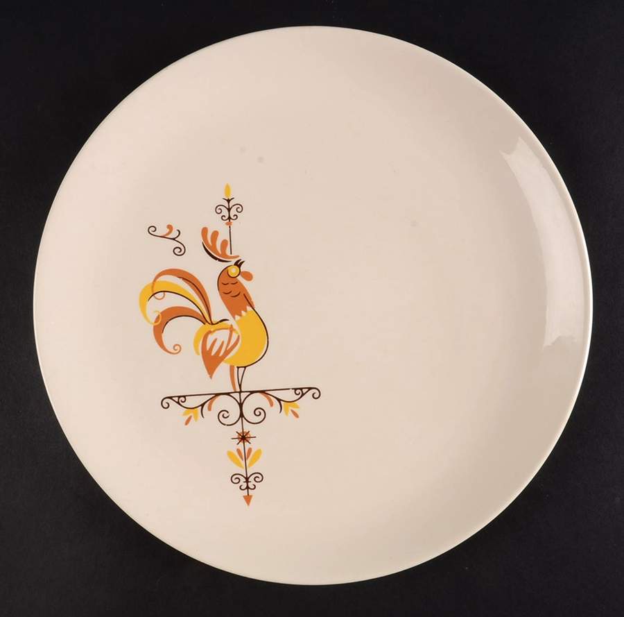 Cock O' the Walk Dinner Plate by Salem-1