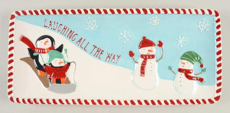 Merry Merry Rectangular Treat Tray by St Nicholas Square-1