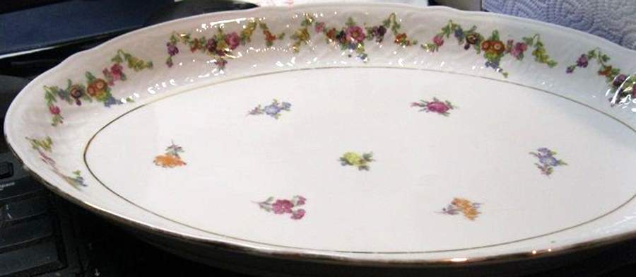 SCH741 14" Oval Serving Platter by Schumann - Bavaria-1