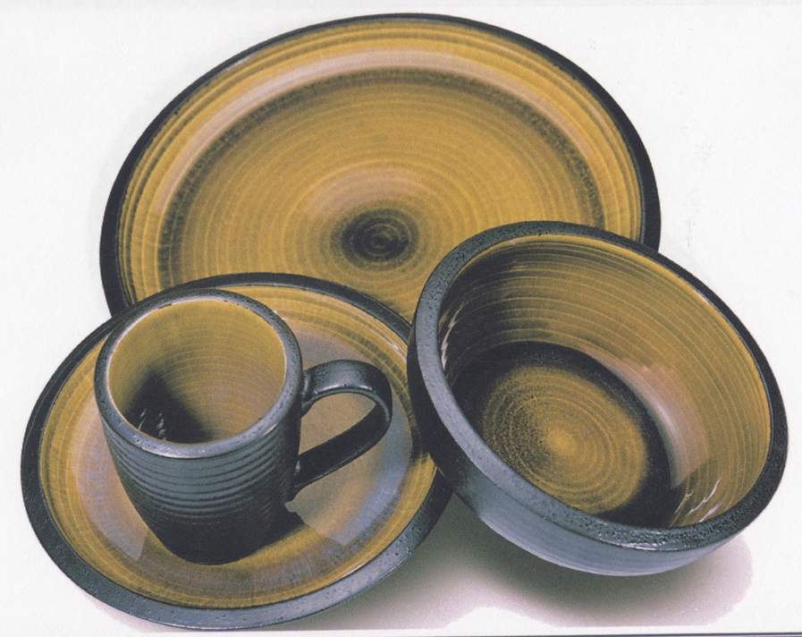 Vermont Brown Dinner Plate by Sterling Home(China)-1