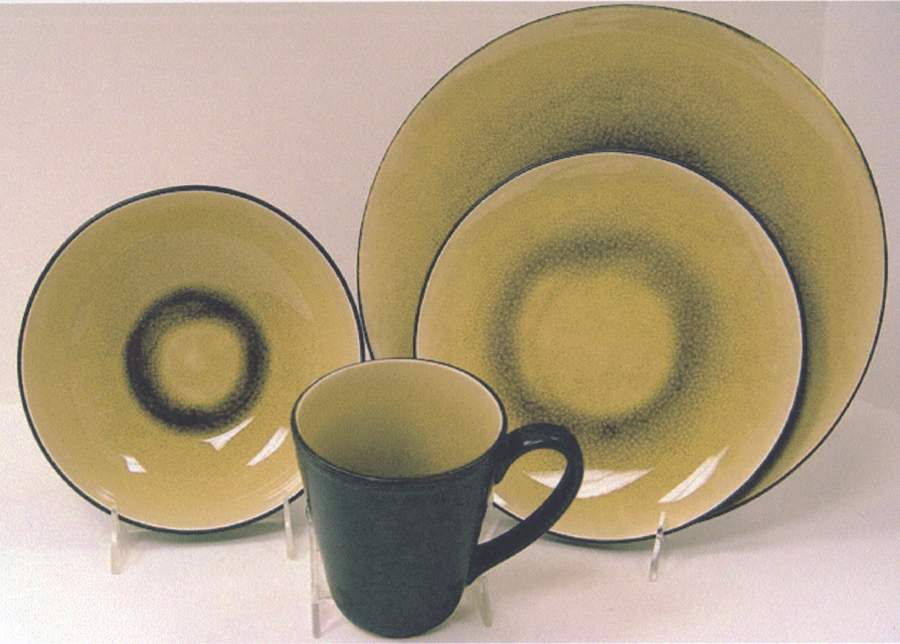 Asian Gold Dinner Plate by Sterling Home(China)-1