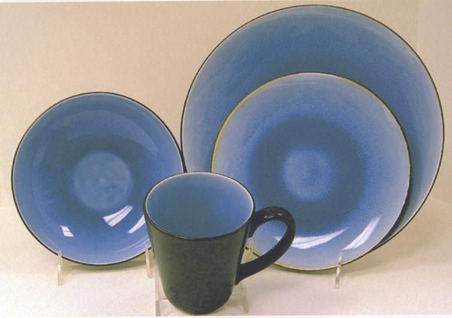 Asian Blue Dinner Plate by Sterling Home(China)-1