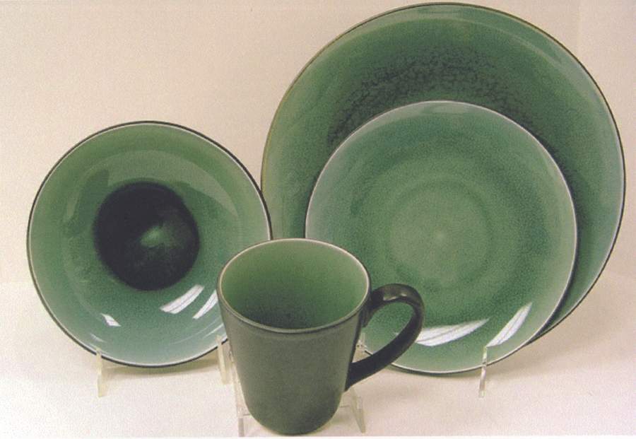 Asian Green Dinner Plate by Sterling Home(China)-1
