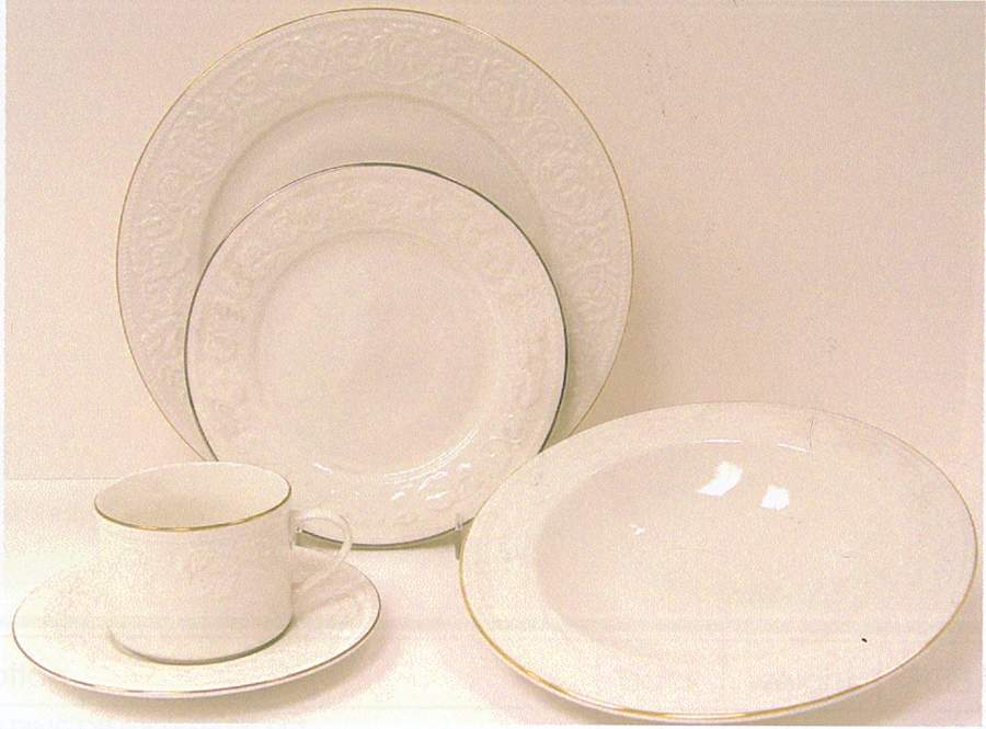 Alpine (Gold Trim) Dinner Plate by Sterling Home(China)-1