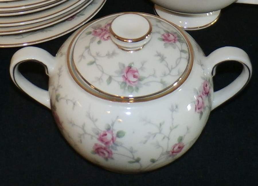 SCH745 Sugar Bowl & Lid by Schumann - Bavaria-1