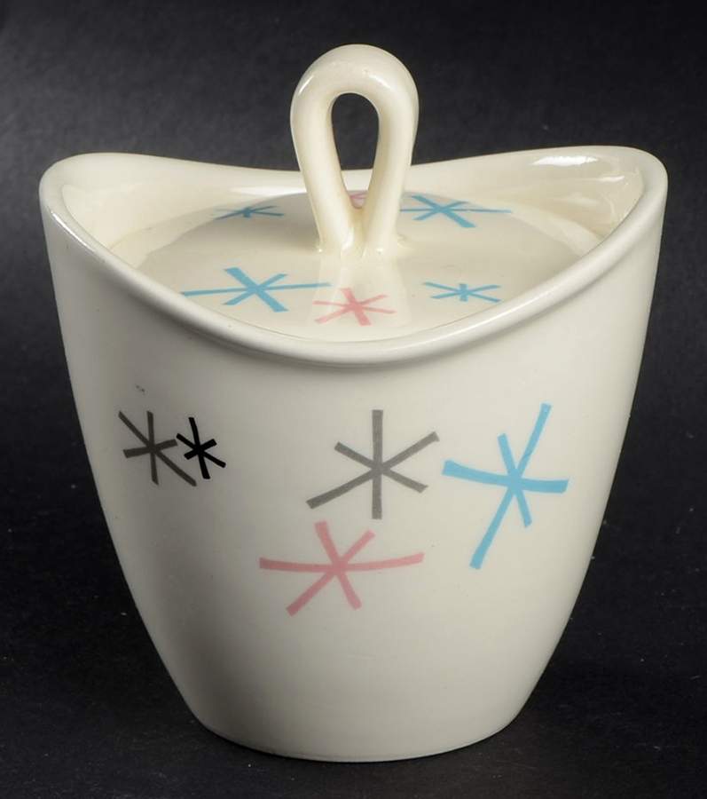 SEB165 Sugar Bowl & Lid by Sebring Pottery-1