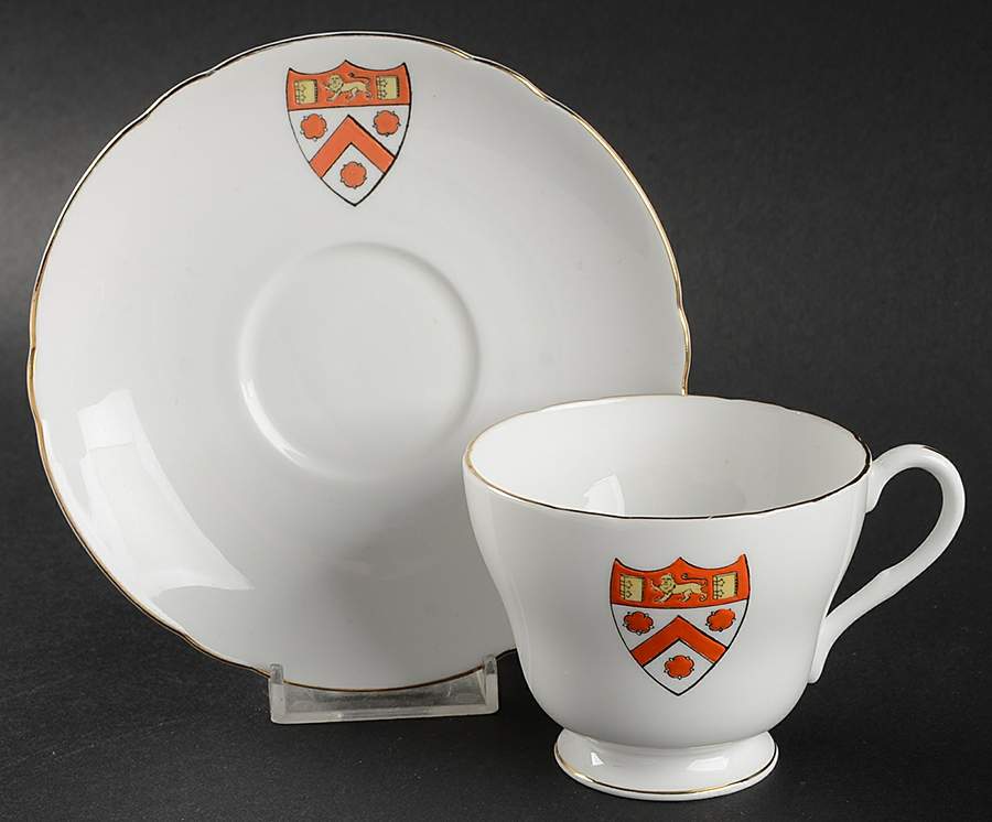 SHE84 Footed Cup & Saucer Set by Shelley-1