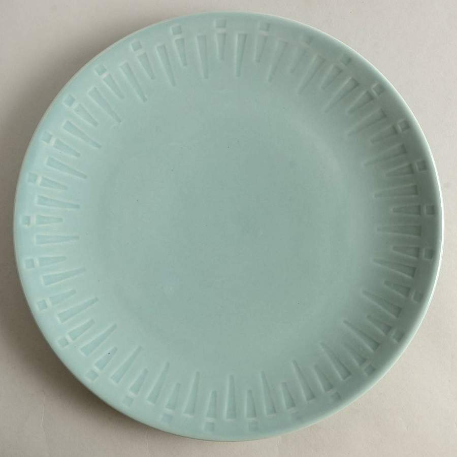 Contempo Aqua Dinner Plate by Sango-1