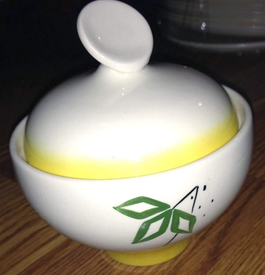 Sunglow Sugar Bowl & Lid by Stetson-1