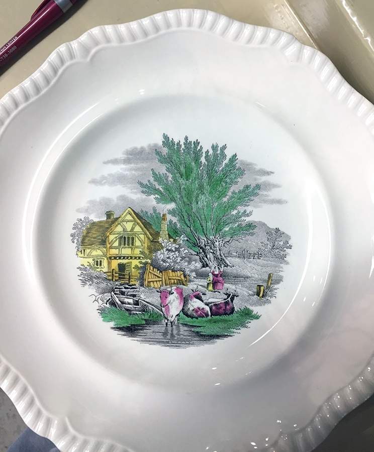 Rural Scenes (No Verge) Dinner Plate by Spode-1