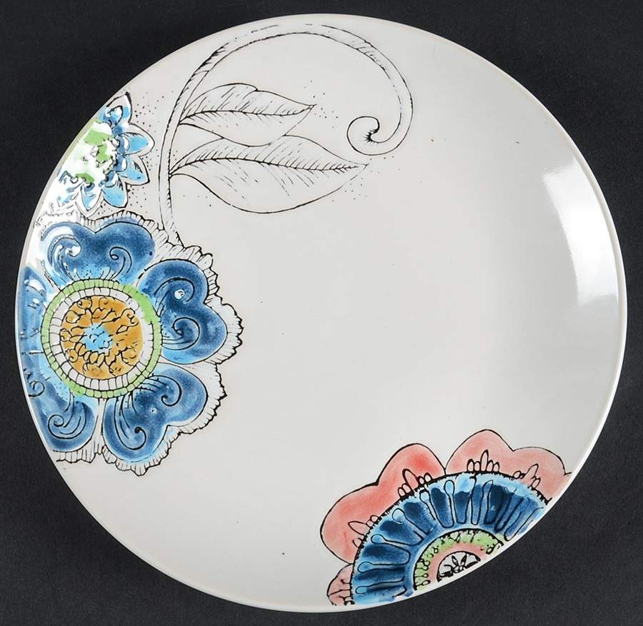 Great Meadow Tile Salad Plate by Spectrum-1