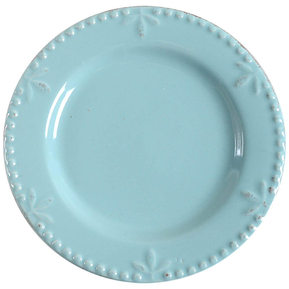 Sorrento Aqua Appetizer Plate by Signature-1