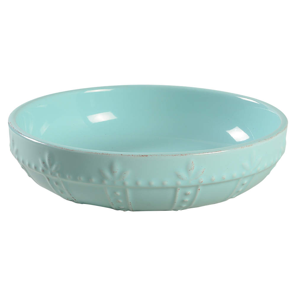 Sorrento Aqua 8" Individual Pasta Bowl by Signature-1